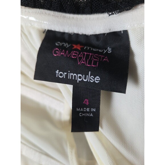 NWT Giambattista Valli for Impulse | Size 4 | Nude Sheer Mesh w/Underlay Dress - Picture 12 of 16